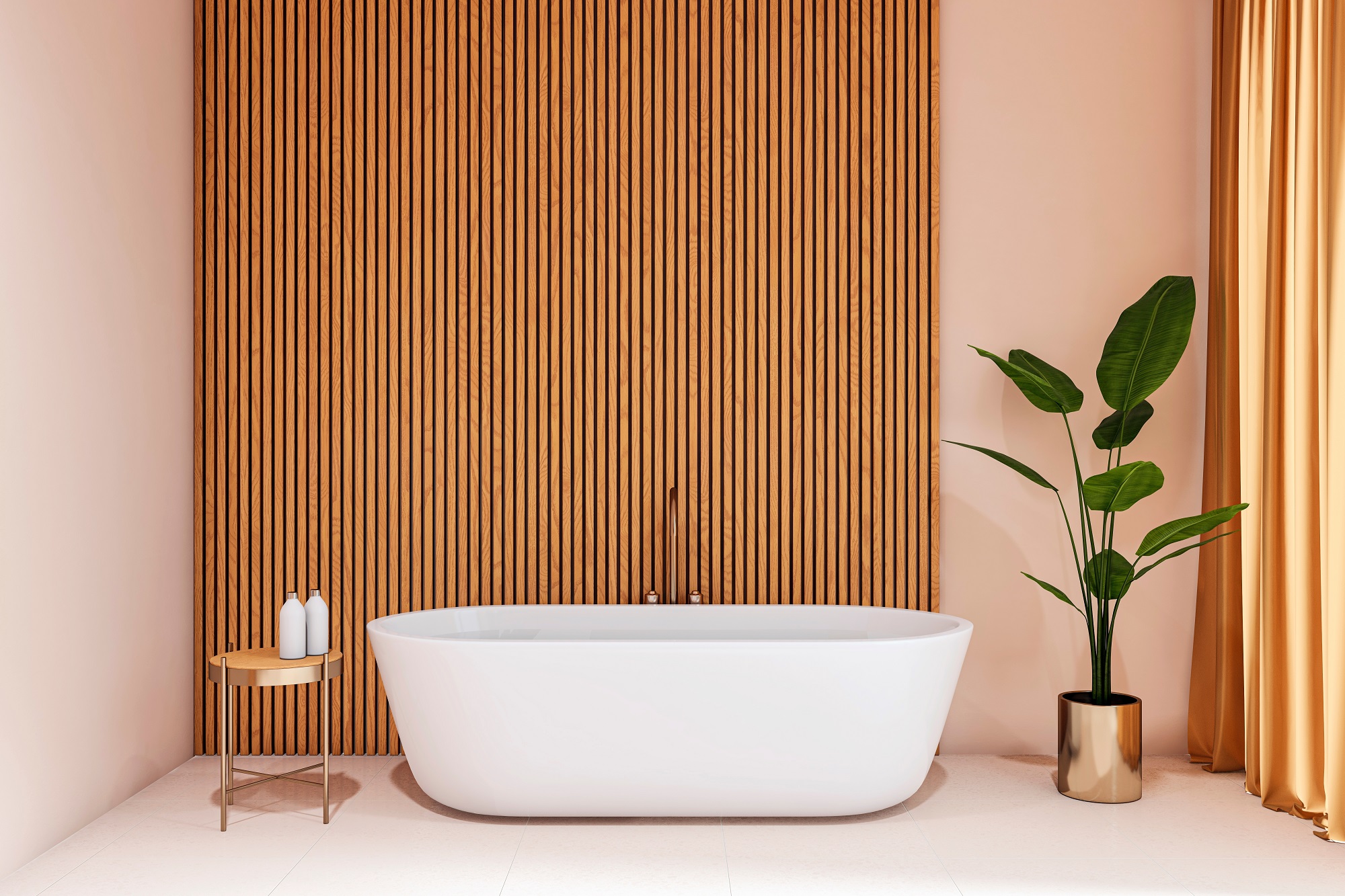 Jak stworzyć spa w domowej łazience dzięki drewnianym lamelom